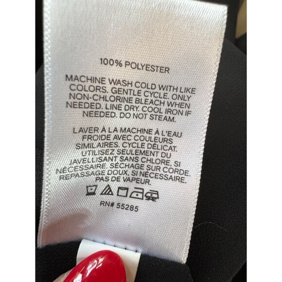 Express Black Cami With Adjustable Straps Medium Lightweight Sleeveless Top - Picture 4 of 4